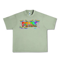 Oil Green lgbtq pride  libbey glass Urban Heavy Tee - HRA Design Shop