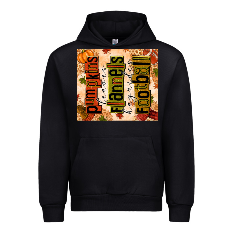 Pumpkins Leaves Flannels Hayrides Football Urban Hoodie by texasbilliewilder | Teevron