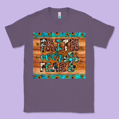 Faith Over Fear Classic Tee Designed By Jahusdesignshop
