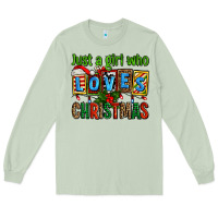 Matcha just a girl who loves christmas Long Sleeve Tee - AdoDesignShop