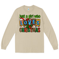 Mushroom just a girl who loves christmas Long Sleeve Tee - AdoDesignShop