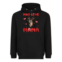 Black mad love for my mama Heavyweight Hoodie - MaliasSmallBusiness