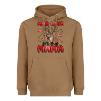 Toasted Coconut mad love for my mama Heavyweight Hoodie - MaliasSmallBusiness