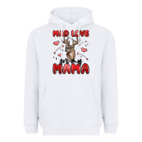 White mad love for my mama Heavyweight Hoodie - MaliasSmallBusiness