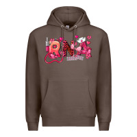 Coffee rna breast cancer registered nurse assistant Premium Hoodie - LillyAllenDesigns