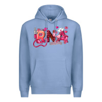 Colony Blue rna breast cancer registered nurse assistant Premium Hoodie - LillyAllenDesigns