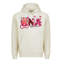 Oatmeal Heather rna breast cancer registered nurse assistant Premium Hoodie - LillyAllenDesigns