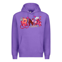 Purple rna breast cancer registered nurse assistant Premium Hoodie - LillyAllenDesigns