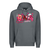 Rock rna breast cancer registered nurse assistant Premium Hoodie - LillyAllenDesigns