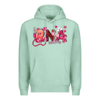 Seafoam rna breast cancer registered nurse assistant Premium Hoodie - LillyAllenDesigns