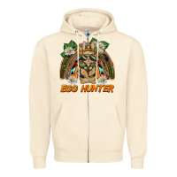 Sandshell easter egg hunter  rabbit rainbow Zipper Hoodie - BarkalooDesign