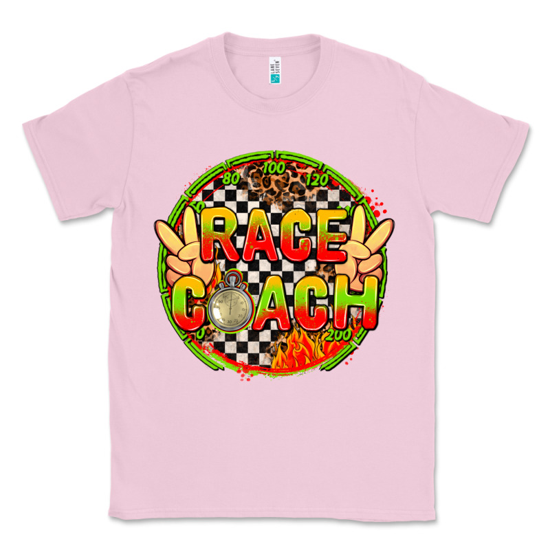 Race Coach  With Leopard And Peace Hand Classic Tee by AdoDesignShop | Teevron