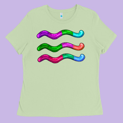 Worm Jelly Ladies Tee Designed By Adodesignshop