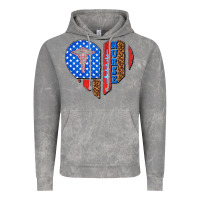 4th Of July Nurse Heart Flag Vintage Hoodie | Teevron