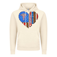 Vintage Artic 4th of july nurse heart flag Vintage Hoodie - texasbilliewilder