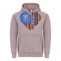 Vintage Zinc 4th of july nurse heart flag Vintage Hoodie - texasbilliewilder