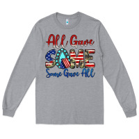 Heather Grey all gave some some gave all Long Sleeve Tee - JahusDesignShop