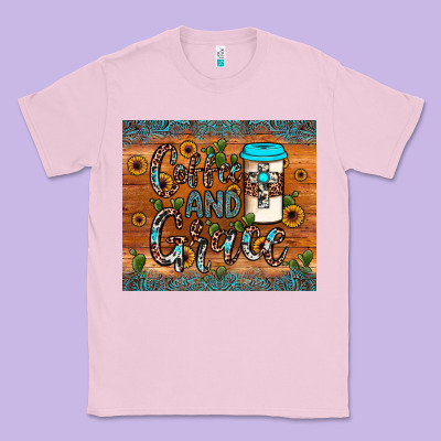 Coffee And Grace Classic Tee Designed By Jahusdesignshop