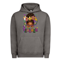 Pigment Tornado mardi gras teacher afro messy bun Urban Hoodie - texasbilliewilder