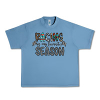 Pebble Blue Racing Is My Favorite Season Urban Heavy Tee - CowhideDigitalArt