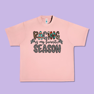 Racing Is My Favorite Season Urban Heavy Tee Designed By Cowhidedigitalart