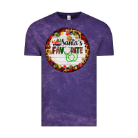 Cloud Purple santa's favorite custom medical occupation Vintage Tee - AdoDesignShop