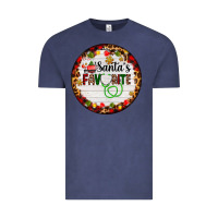 Vintage Denim santa's favorite custom medical occupation Vintage Tee - AdoDesignShop