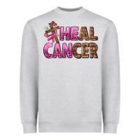 Heather Grey Heal Cancer Heavyweight Sweatshirt - texasbilliewilder