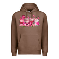 Chestnut cancer coffee cups Premium Hoodie - LillyAllenDesigns