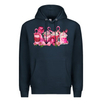 Navy cancer coffee cups Premium Hoodie - LillyAllenDesigns