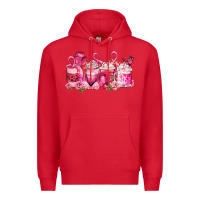 Red cancer coffee cups Premium Hoodie - LillyAllenDesigns