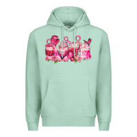 Seafoam cancer coffee cups Premium Hoodie - LillyAllenDesigns