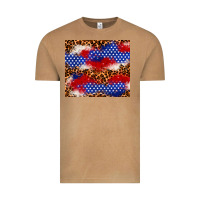 Vintage Camel 4th of July USA flag leopard 20oz tumbler Vintage Tee - Neo Western