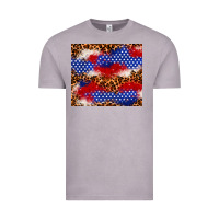 Vintage Zinc 4th of July USA flag leopard 20oz tumbler Vintage Tee - Neo Western