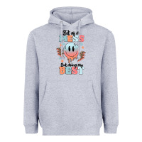 Heather Grey bit of a mess but doing my best Heavyweight Hoodie - MaliasSmallBusiness
