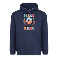 Navy bit of a mess but doing my best Heavyweight Hoodie - MaliasSmallBusiness