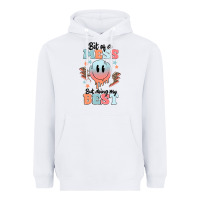 White bit of a mess but doing my best Heavyweight Hoodie - MaliasSmallBusiness