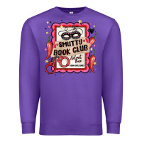 Purple smutty book club admit one good girls only Premium Sweatshirt - MaliasSmallBusiness