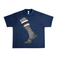 Navy black sock fa element Urban Heavy Tee - FaDigitalArtStudio
