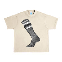 Sandshell black sock fa element Urban Heavy Tee - FaDigitalArtStudio