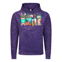 Cloud Purple easter nurse coffee cups Vintage Hoodie - Zillion Design Studio