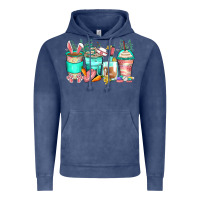 Vintage Denim easter nurse coffee cups Vintage Hoodie - Zillion Design Studio