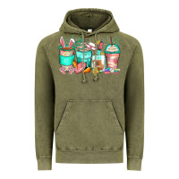 Vintage Olive easter nurse coffee cups Vintage Hoodie - Zillion Design Studio