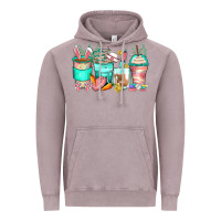 Vintage Zinc easter nurse coffee cups Vintage Hoodie - Zillion Design Studio