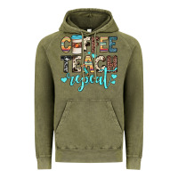 Vintage Olive coffee teach repeat Vintage Hoodie - JahusDesignShop