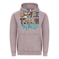 Coffee Teach Repeat Vintage Hoodie | Teevron