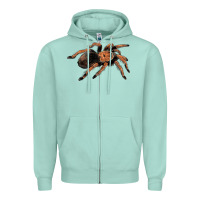 Seafoam Mexican Red Knee Tarantula Zipper Hoodie - LillyAllenDesigns