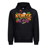 Black Nurse off duty Urban Hoodie - NancyCooperArtShop