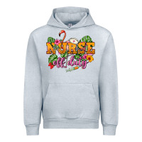 Heather Grey Nurse off duty Urban Hoodie - NancyCooperArtShop