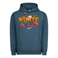 Pigment Midnight Navy Nurse off duty Urban Hoodie - NancyCooperArtShop